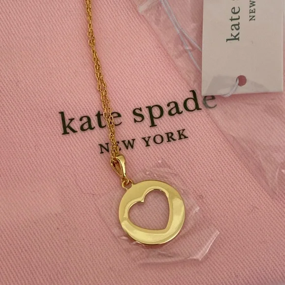 Kate Spade Heart Necklace - Picture 4 of 5